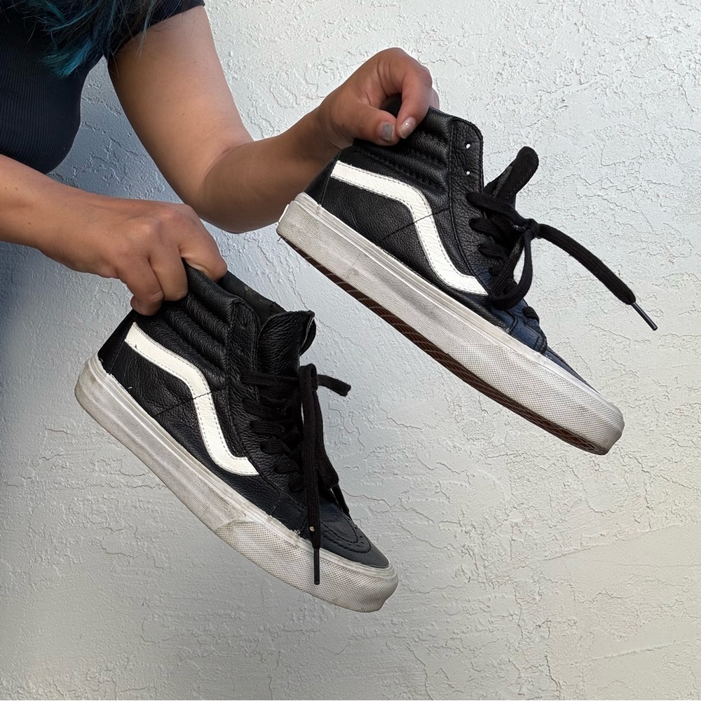 Vans leather Sk8 hi
